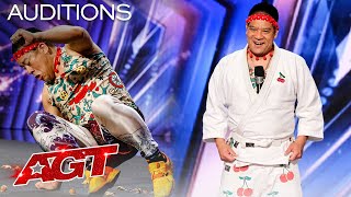 Mr. Cherry Attempts to Break a Record For Crushing Walnuts! - America's Got Talent 2021