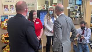 Gov. Wolf recognizes grocery store workers, now vaccine eligible and honors them for heroic efforts