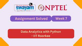 Data Analytics with Python Week 7 || NPTEL ANSWERS 2026 #nptel #nptel2026 #myswayam