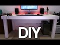 Building a Custom PC Desk! (No Visible Cables)