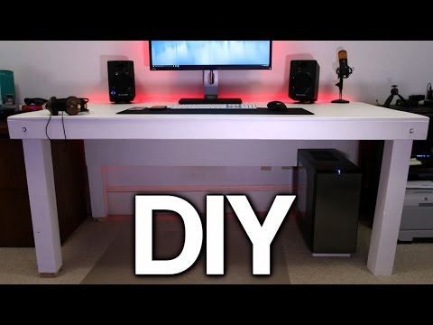 Building a Custom PC Desk! (No Visible Cables) Building a Custom PC Desk! (No Visible Cables)