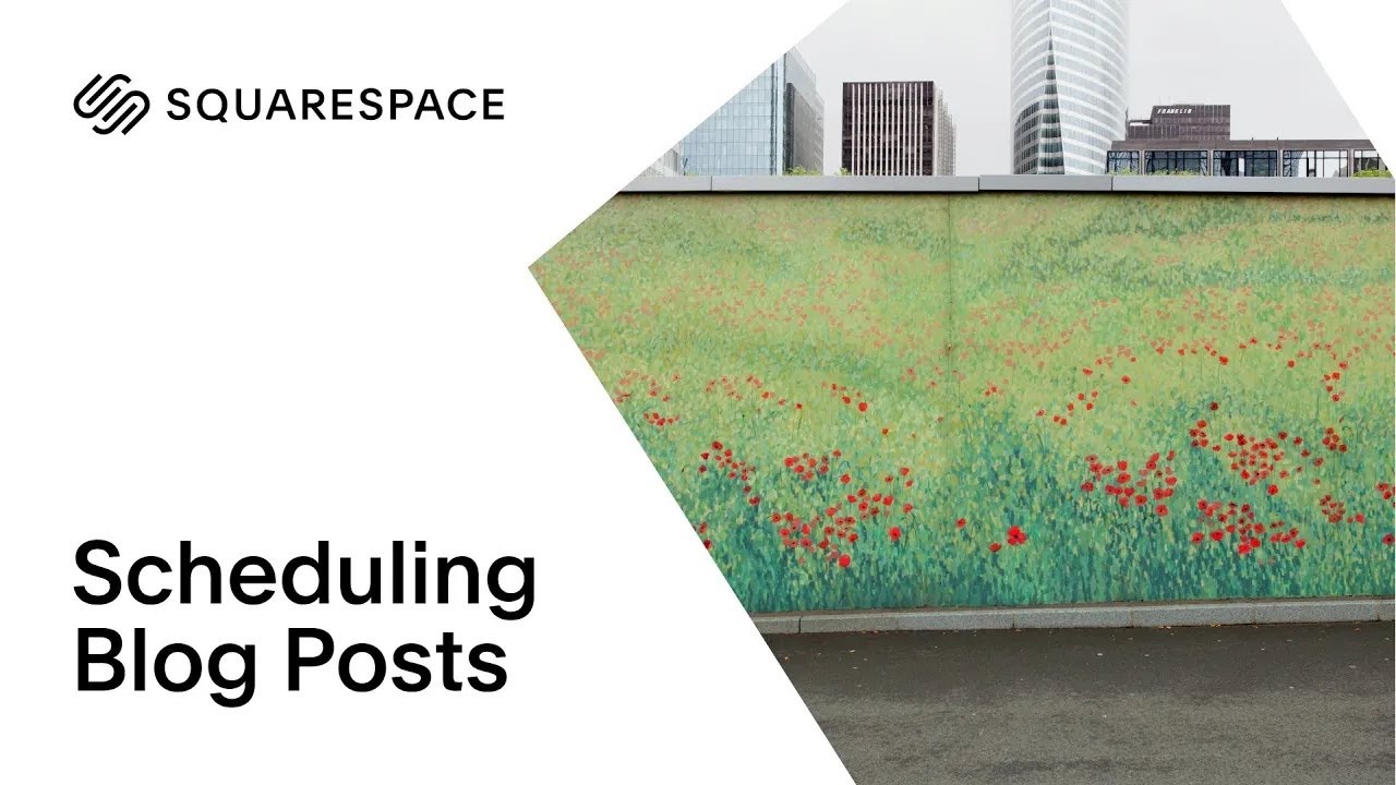 Scheduling Blog Posts Tutorial Squarespace 7 0 Youtube