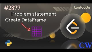 LeetCode - 2877 Solution || Create DataFrames || Python || #coding #python #2877 #trend #education
