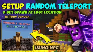 HOW TO SETUP RANDOM TELEPORT IN MINECRAFT SERVER 🔥 BETTER RTP PLUGIN FULL TUTORIAL IN ATERNOS SERVER