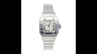 Cartier Santos Galbee Pre Owned Watch Ref 2423