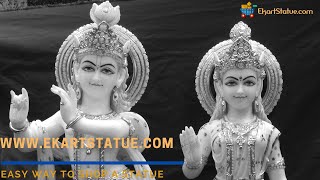 Radha Krishna Beautifull Marble Statue