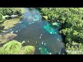 rainbow river hyperlapse 4k drone video