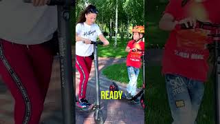 Electro vs. conventional scooter challenge