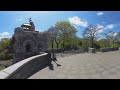 360° walk in central park reservoir cherry blossoms belvedere castle spring 2023