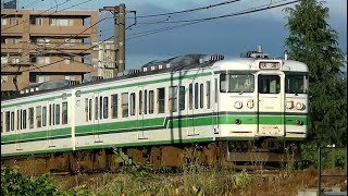 115系N35編成信越本線上り快速新井行き3374M