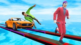 Only ONE PLAYER Can SURVIVE The Tightrope! - GTA 5 Funny Moments