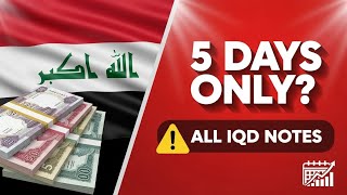 🚨 Iraqi Dinar 2026 SHOCKING Update | 5-Day FULL Exchange Window for ALL IQD Notes 💥