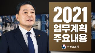 2021 국가보훈처 업무계획 주요내용