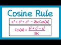 The Cosine Rule - GCSE Higher Maths