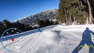 KOCHELBERG Downhill in Garmisch - Snowboard - GPS