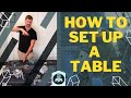 How to set up an Infinity table