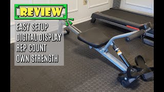 For Your Home Gym: Sunny Health & Fitness Full Motion Hydraulic Rowing Machine - Product Review