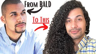 How I went from completely BALD to extremely LONG hair