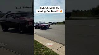 LSX Swapped Chevelle SS Leaving Dayton C\u0026C!