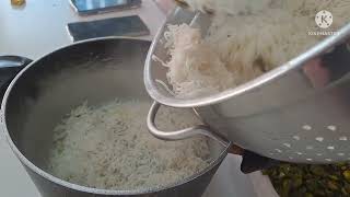 COOKING RICE WITH DILL AND BROADBEANS [Simple recipe but delicious 😋]