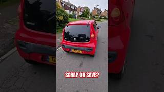 Peugeot 107, would you scrap or save? #Peugeot107 #scrapcar #transporter #scraporsave