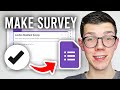 How To Make A Survey & Questionnaire In Google Forms - Full Guide