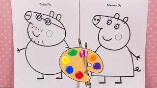 Activité de Peinture pour Enfants Peppa Pig