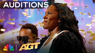 Liv Warfield Receives GOLDEN BUZZER from Simon Cowell For Original, "Stare" | Auditions | AGT 2024