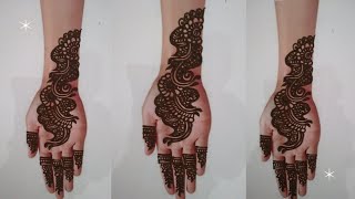 Beautiful Latest Arebic Mehndi design | Front Hand Mehndi Design | Mehndi Design