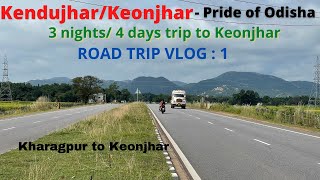 Way to Kendujhar| Sanaghagra nature camp | Keonjhar trip| Road trip Vlog| Duarsini T, Bangiriposi |