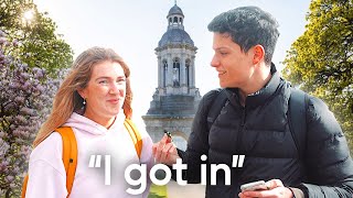 Asking Students How They Got Into Trinity College Dublin