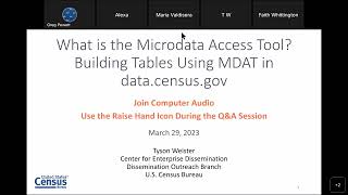 What is the Microdata Access Tool