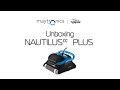 Maytronics Dolphin Nautilus cc Plus robotic pool cleaner unboxing – US outlet