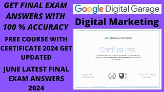 Google Digital Garage Final Exam Answers | Google Skill Garage | Updated 2024