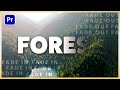 How To Fade In And Out Text In Premiere Pro 2022 - Tutorial