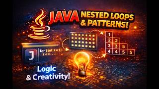 Master Java Nested Loops 😱 | ALL Pattern Problems Explained | Logic Building for Beginners