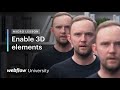 Enable 3D elements in Webflow — Micro Lesson #10