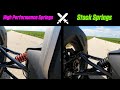 High Performance Springs vs Stock | MartinTheVlogger Can Am Motorcycles parts and Accessories