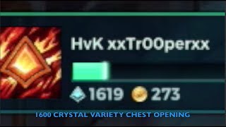 HUGE Paladins Chest Opening - 1600 Crystal Variety Chest Opening