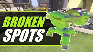 Broken Torbjörn Turret Spots on Numbani! (Overwatch 2)