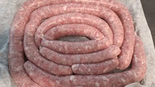 saucisses de Toulouse maison