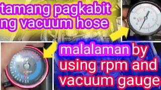 paano malalaman kong saan ikakabit ang mga vacuum hose sa vacuum port ng carburador ng multicab