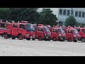 【緊急車両】消防車集結 消防団秋季訓練にて emergency vehicles fire trucks gathered japan s fire brigade autumn training