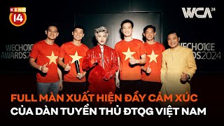 Trọn vẹn màn xuất hiện bùng nổ khán đài Gala WeChoice Awards 2024 của dàn tuyển thủ ĐT Việt Nam