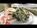 These Spinach Squares are an EASY KETO Appetizer!