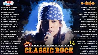 Guns N Roses, RHCP, Metallica, ACDC, Bon Jovi, Aerosmith, Bon Jovi - Classic Rock Songs 70s 80s 90s