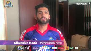 Sikander Raza - KK Going Karachi - PSL 4