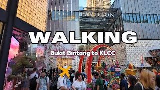 Walking from Bukit Bintang to KLCC l 4K l DJI Osmo Pocket 3