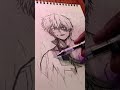 drawing shoto todoroki from my hero academia. animedrawing myheroacademia shorts