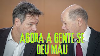 APOS 4 ANOS DE ARROGÂNCIA E DESPREZO PELO ELEITOR, O CHANCELER ALEMÃO E  VICE RECEBERAM A CONTA